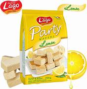 Lago Party Wafers -Lemon